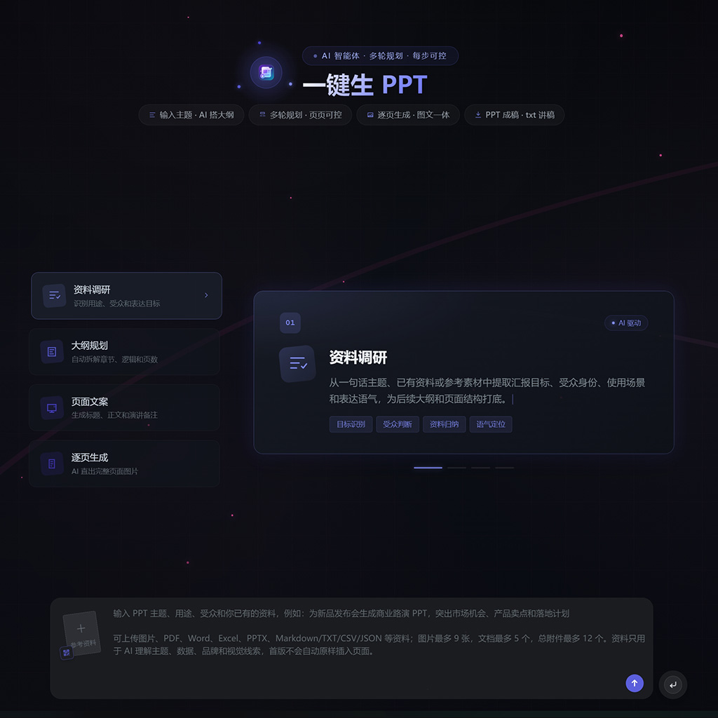一键生PPT与商务方案 - 菁选灵创